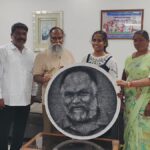 Student gifts thread-art portrait to Jagga Reddy, seeks help to resume studies
