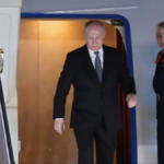 Russian President Vladimir Putin arrives in New Delhi to attend BRICS summit
