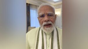 PM Modi lauds 7.8% growth ‘despite wars, instability’; reiterates appeal for austerity measures
