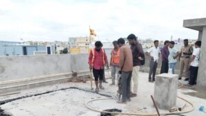 Cyberabad civic body demolishes 25 unauthorised buildings on September 2