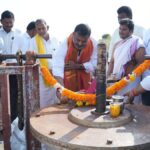 A.P. Transport Minister releases water into right canal of Veligallu project, urges farmers to opt for dryland crops
