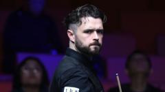 Lines stuns Zhao in English Open first round