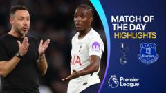 Tottenham’s wait for league goal continues after Everton draw