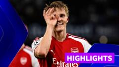 Odegaard strike earns Arsenal narrow victory at Napoli
