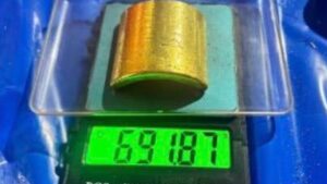 DRI busts gold smuggling syndicate operated by Chinese nationals; recovers gold worth ₹1.10 crore from treadmill motor