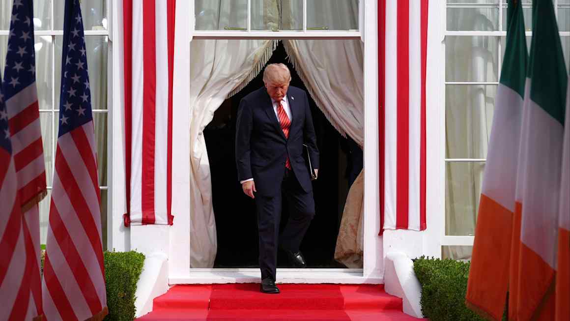 Trump says united Ireland ‘inevitable’ and ‘a very cool thing’